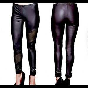 Lip Service Sequin Patch Leggings